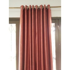 Ready-Made Eyelet Curtains 250 x 250 - Dusty Rose
