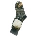 Mens Fluffy Winter Socks with Non-Slip Grip MWS002