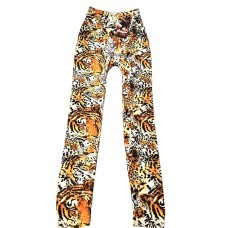 Loud Printed  Free Size Leggings - Tiger Print