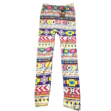 Loud Printed  Free Size Leggings - Retro