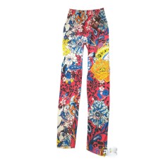 Loud Printed  Free Size Leggings - Red Floral