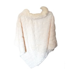 Ladies Poncho's - Beautiful and Warm - White (LPON003)