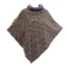 Ladies Poncho's - Beautiful and Warm - Brown (LPON002)