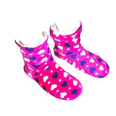 Ladies Fluffy Winter Boot Socks with Non-Slip Grip LWBS003