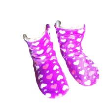 Ladies Fluffy Winter Boot Socks with Non-Slip Grip LWBS006