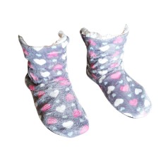 Ladies Fluffy Winter Boot Socks with Non-Slip Grip LWBS004