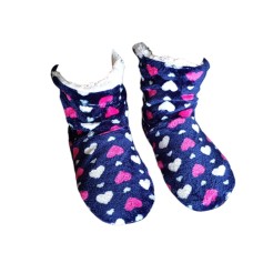 Ladies Fluffy Winter Boot Socks with Non-Slip Grip LWBS005