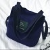 Women's Small Casual Canvas Bag - Dark Blue