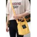 Women's Small Casual Canvas Bag - Yellow
