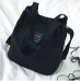 Women's Small Casual Canvas Bag - Black