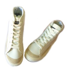 Unisex High Top Sneakers - White