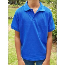 Kids Short Sleeve Golfers - Blue (SIZE 11/12 yrs)