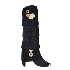 Cotton Road Ladies Leg Warmers Black