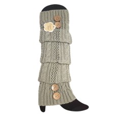 Cotton Road Ladies Leg Warmers Grey