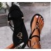 Flat Sandals - Heart Decor