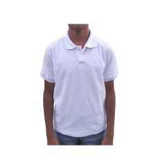 Kids Short Sleeve Golfers - White (SIZE 7/8 yrs)