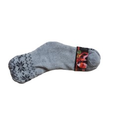 Mens Fluffy Winter Socks with Non-Slip Grip MWS006